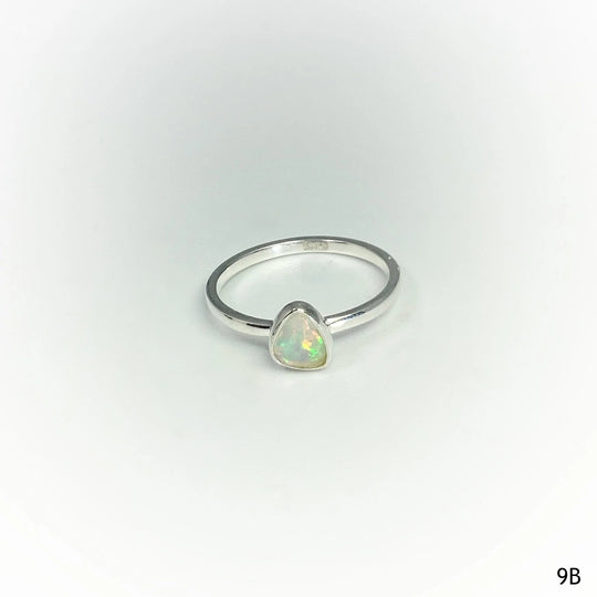 Faceted Ethiopian Fire Opal Ring - Rocks and Gems Canada
