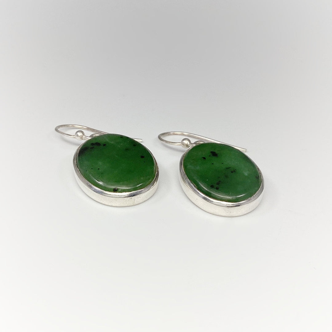 Jade Dangle Earrings - Rocks and Gems Canada