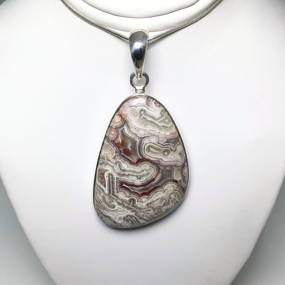 Crazy Lace Agate Pendant - Rocks and Gems Canada
