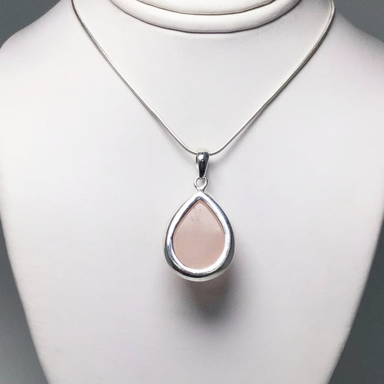 Rose Quartz Pendant - Rocks and Gems Canada