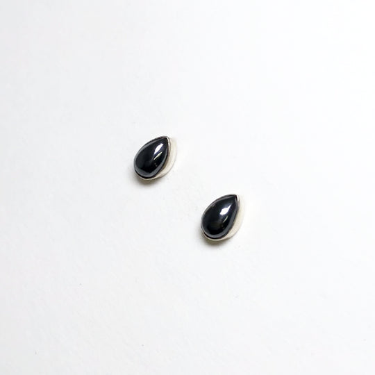 Hematite Stud Earrings - Rocks and Gems Canada