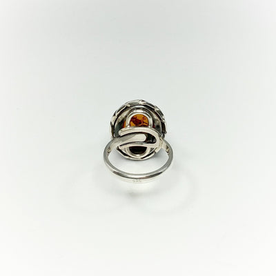 Cognac Amber Ring
