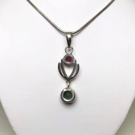 Mixed Tourmaline Pendant - Rocks and Gems Canada