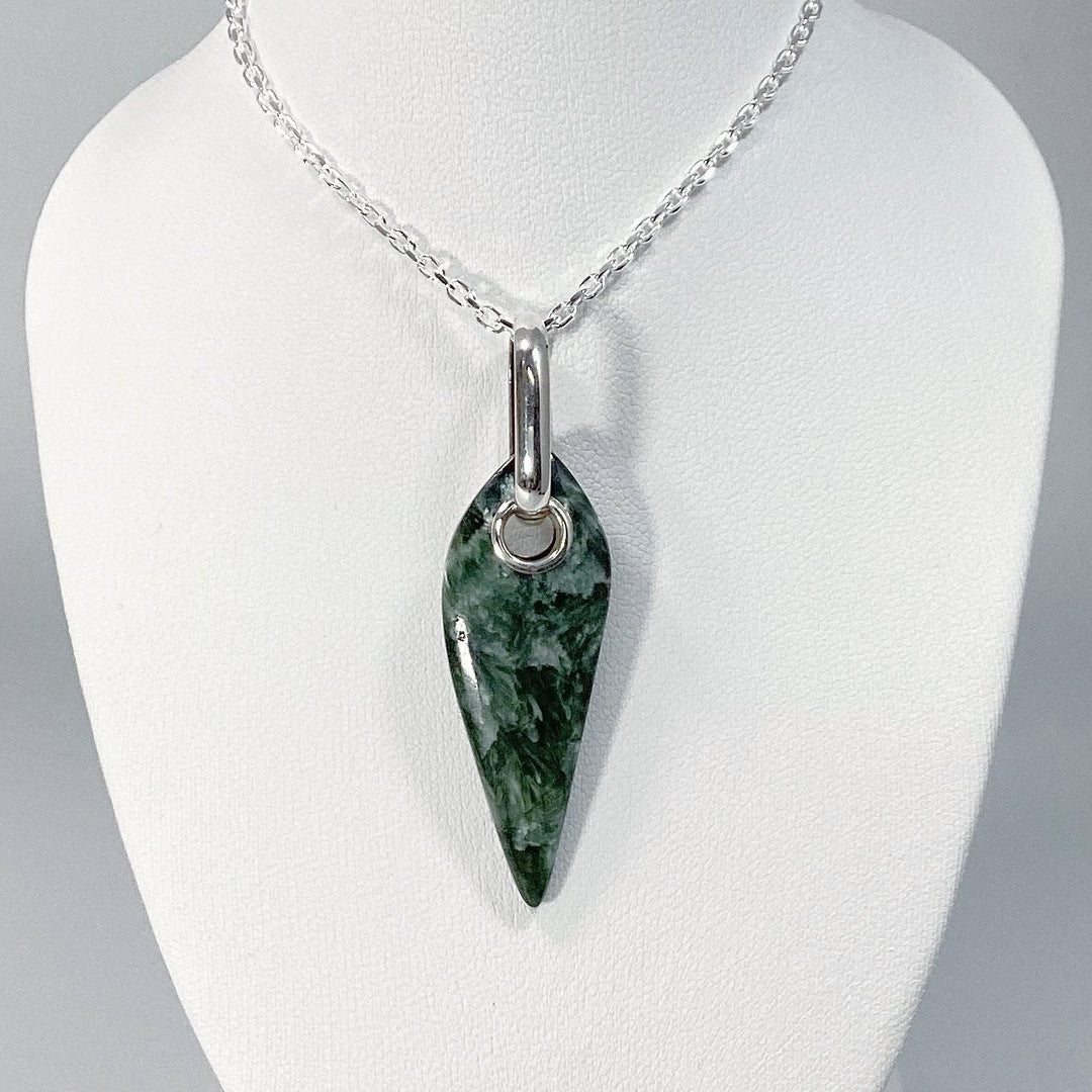 Seraphenite Pendant - Rocks and Gems Canada