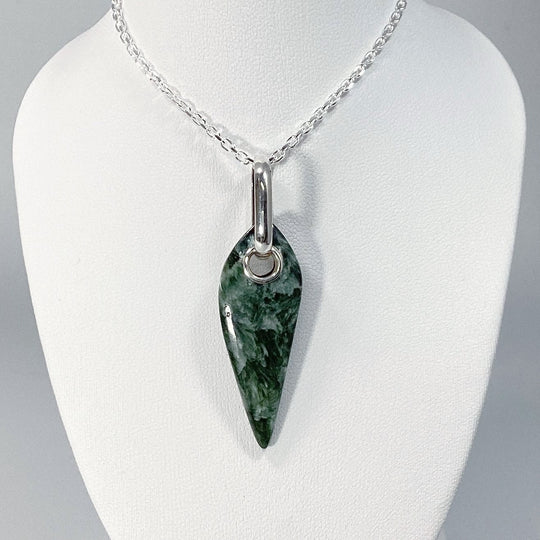 Seraphenite Pendant - Rocks and Gems Canada