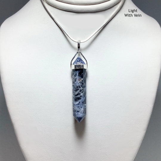 Sodalite Double Terminated Point Pendant - Rocks and Gems Canada