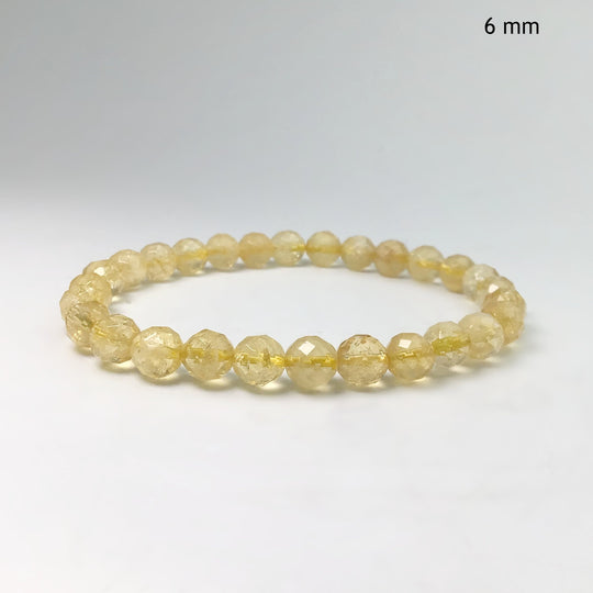 Citrine Faceted Beaded Bracelet - Rocks and Gems Canada