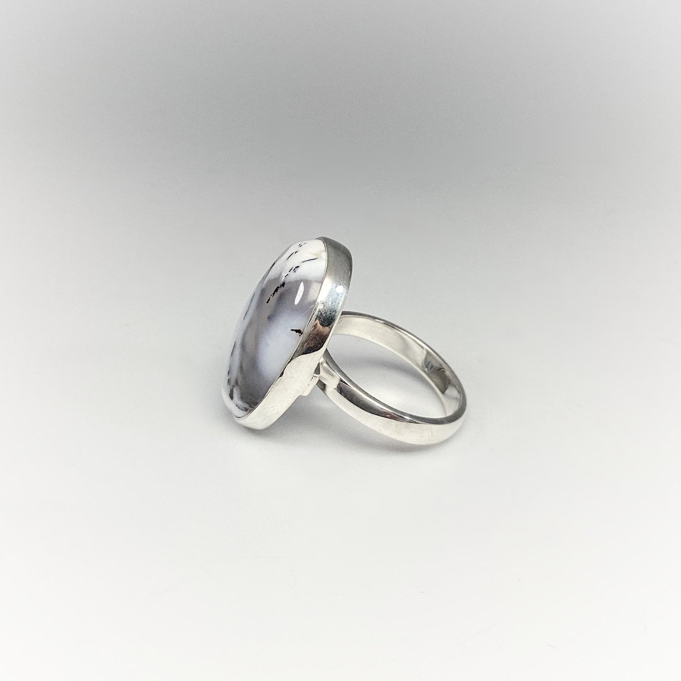 Dendritic Opal Ring