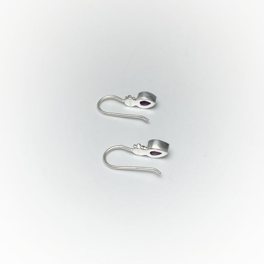 Amethyst Dangle Earrings - Rocks and Gems Canada