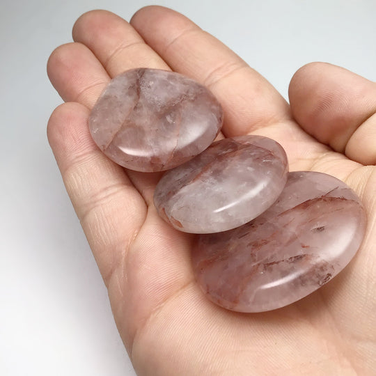 Pale Hematoid Quartz Touch Stone - Rocks and Gems Canada