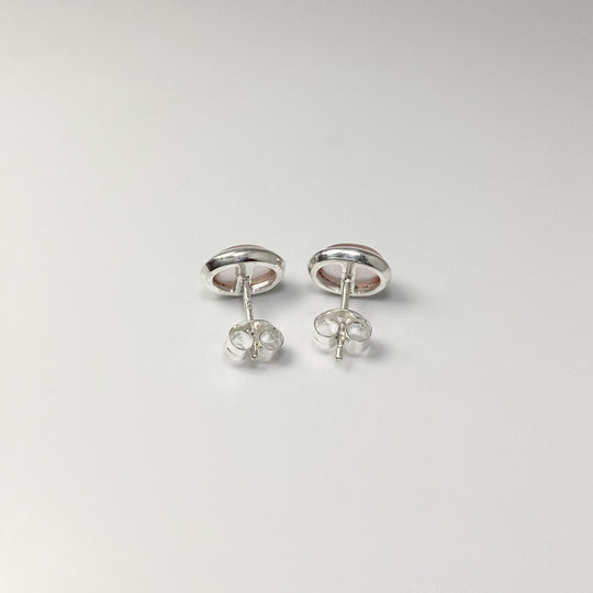 Rose Quartz Stud Earrings - Rocks and Gems Canada