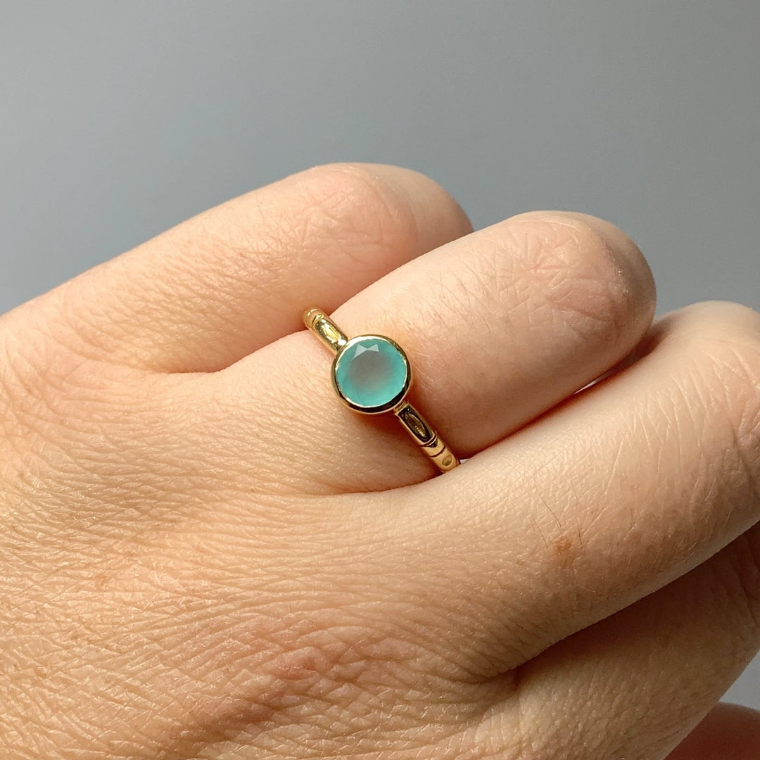 Blue Onyx Ring - Rocks and Gems Canada