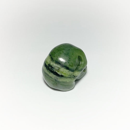 Carved Canadian Jade Skull - Rocks and Gems Canada