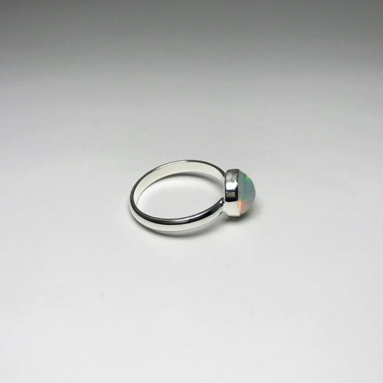 Ethiopian Fire Opal Ring - Rocks and Gems Canada