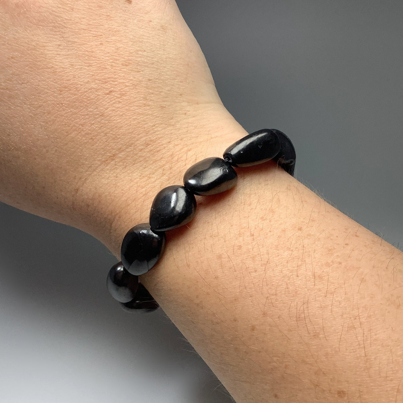 Shungite Nugget Beaded Bracelet
