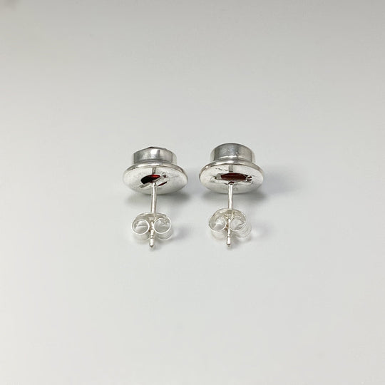Garnet Stud Earrings - Rocks and Gems Canada