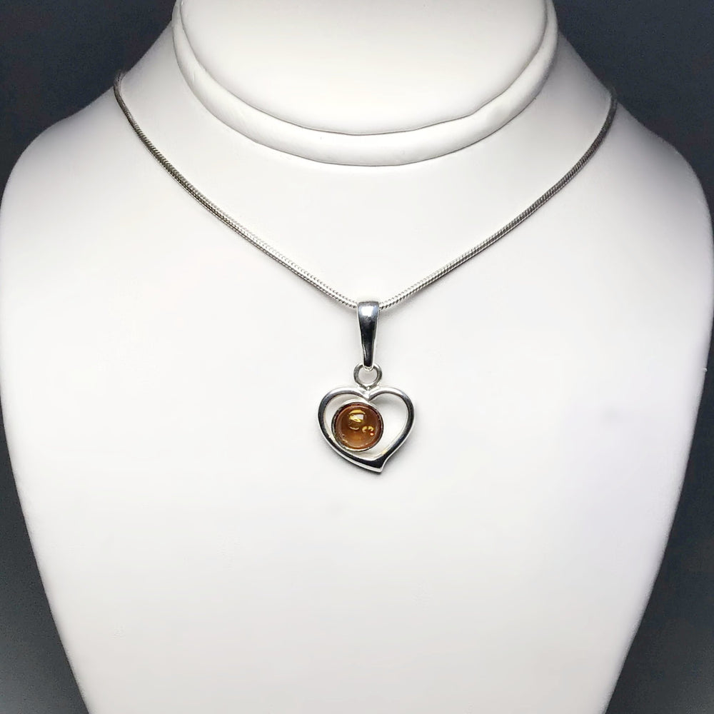 Cognac Amber Pendant - Rocks and Gems Canada