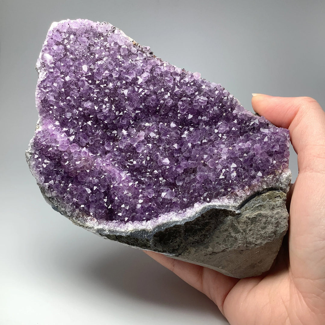 Amethyst Druze Cluster Stand Up
