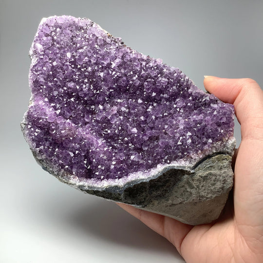 Amethyst Druze Cluster Stand Up