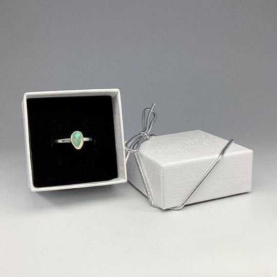 Faceted Ethiopian Fire Opal Ring - Rocks and Gems Canada