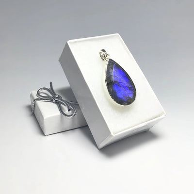 Faceted Labradorite Pendant