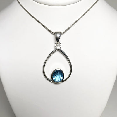 Blue Topaz Pendant