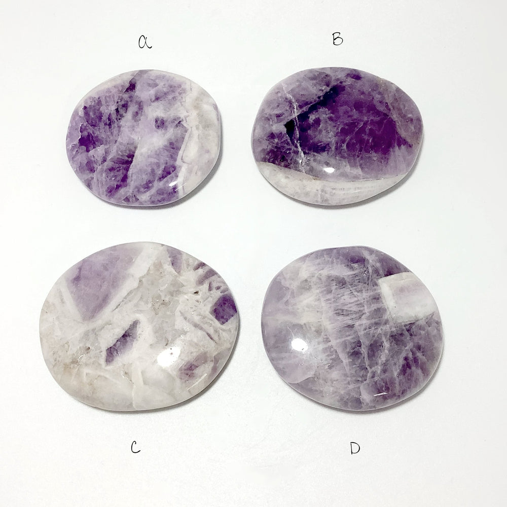 Chevron Amethyst Touch Stone - Rocks and Gems Canada