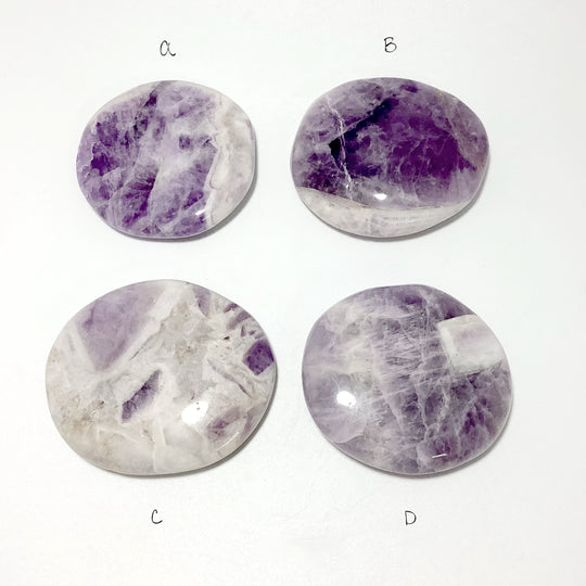 Chevron Amethyst Touch Stone - Rocks and Gems Canada