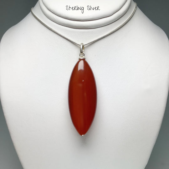 Carnelian Agate Pendant - Rocks and Gems Canada