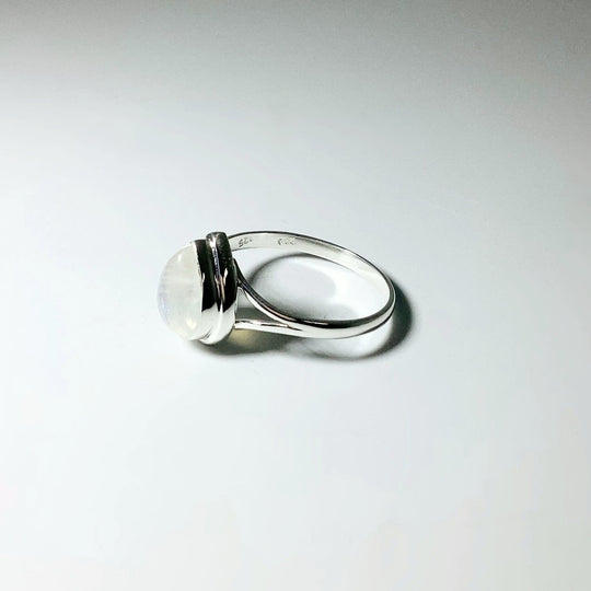 Rainbow Moonstone Ring - Rocks and Gems Canada