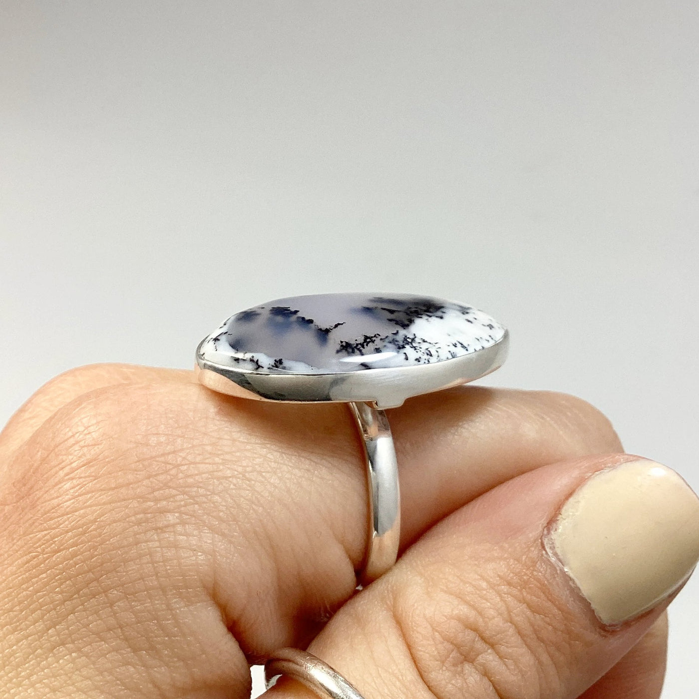 Dendritic Opal Ring