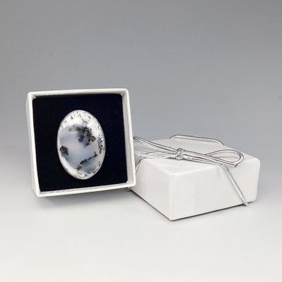 Dendritic Opal Ring