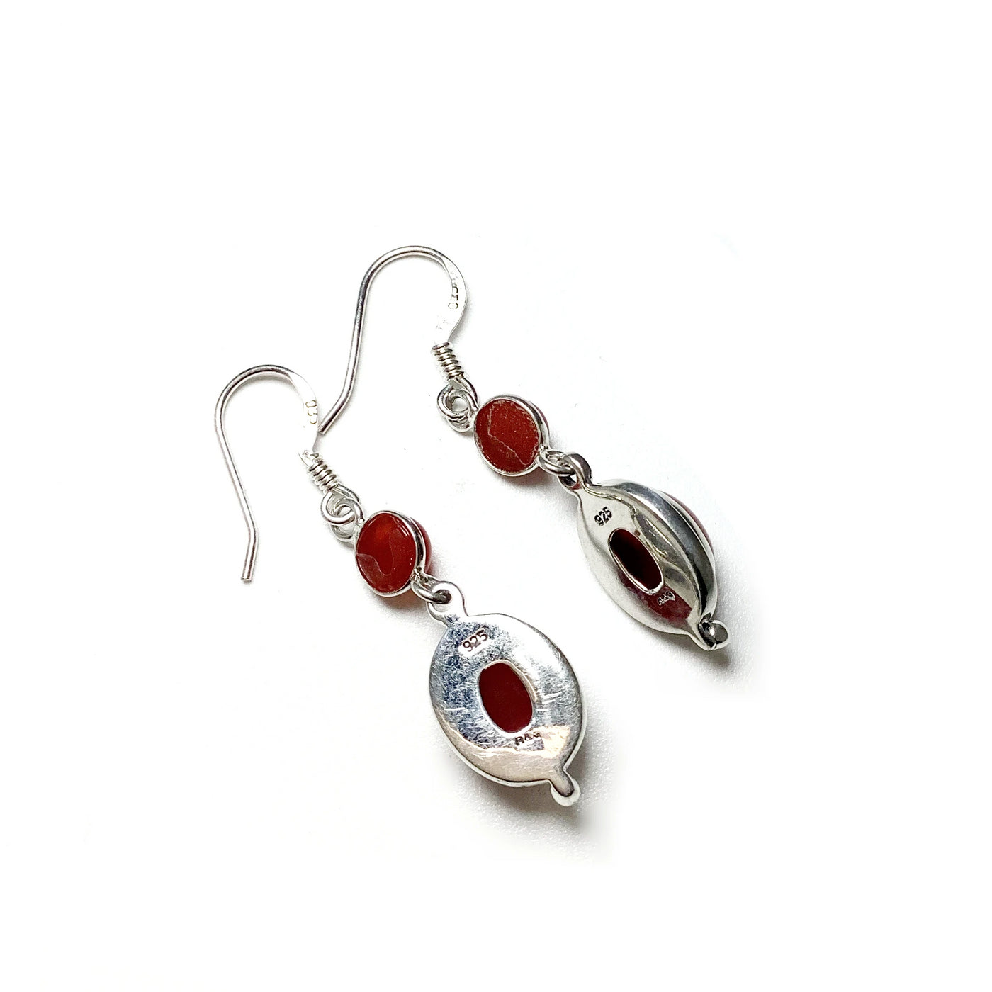 Carnelian Agate Dangle Earrings