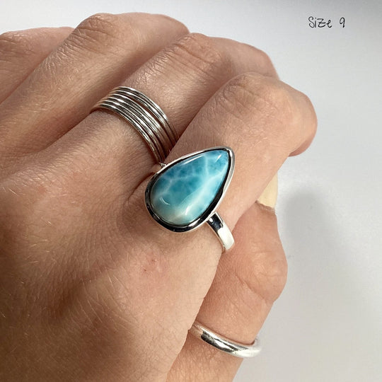 Larimar Ring - Rocks and Gems Canada