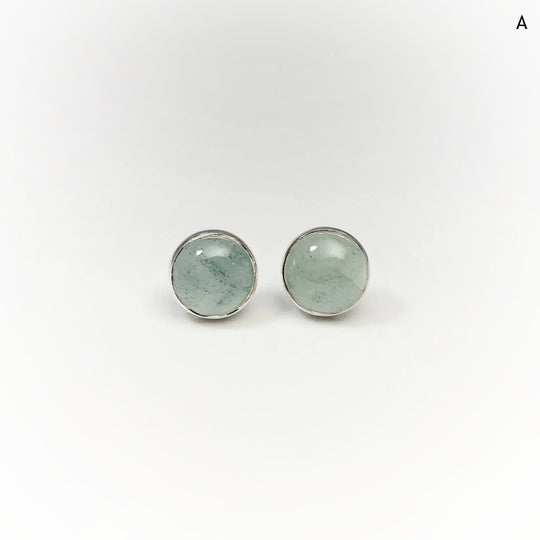 Aquamarine Stud Earrings - Rocks and Gems Canada