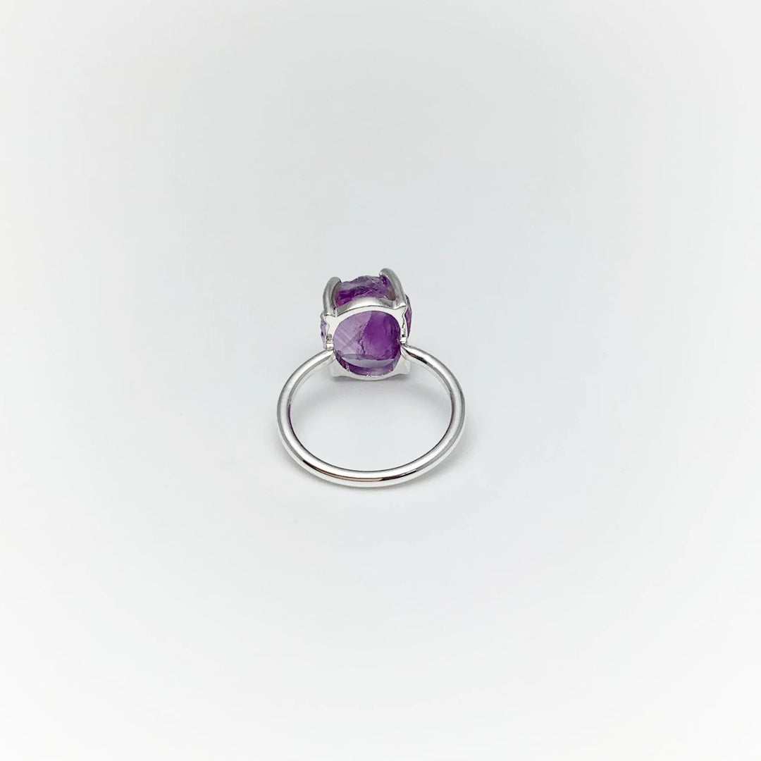 Rough Amethyst Ring - Rocks and Gems Canada