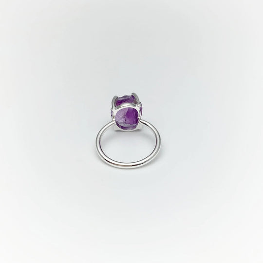 Rough Amethyst Ring - Rocks and Gems Canada