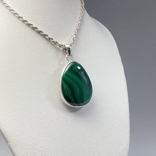 Malachite Pendant - Rocks and Gems Canada