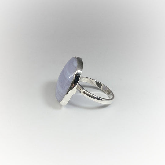 Blue Lace Agate Ring - Rocks and Gems Canada