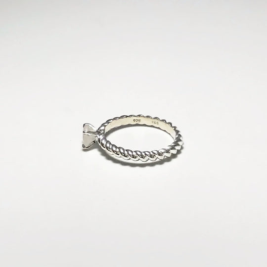 Rainbow Moonstone Ring - Rocks and Gems Canada