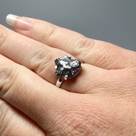 Campo Del Cielo Meteorite Ring - Rocks and Gems Canada