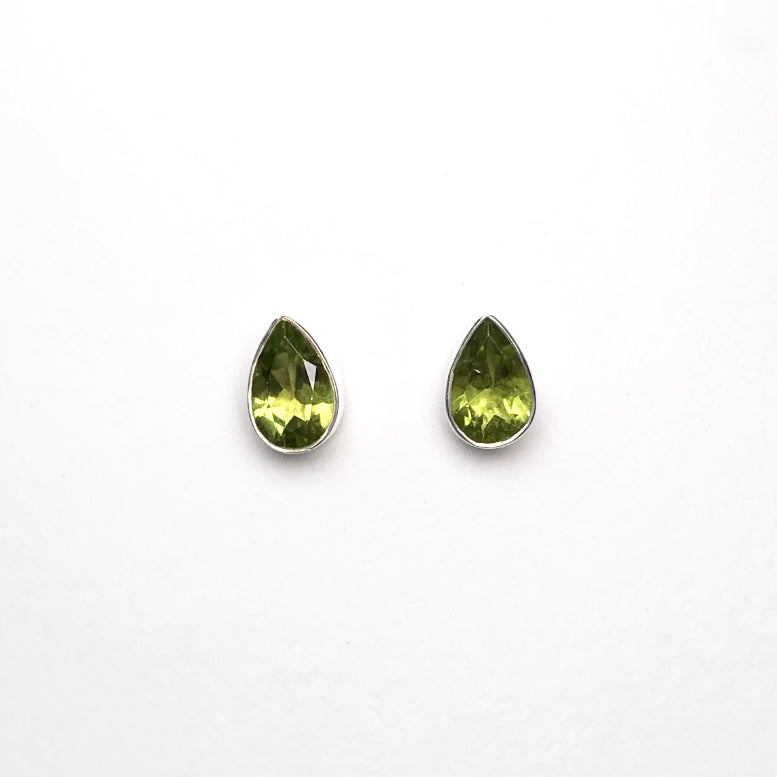 Peridot Stud Earrings