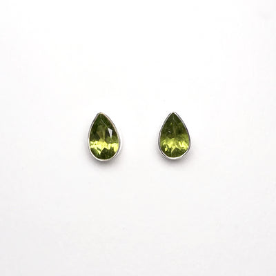 Peridot Stud Earrings