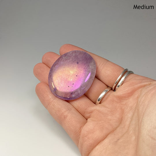 Opalescent Amethyst Touch Stone - Rocks and Gems Canada