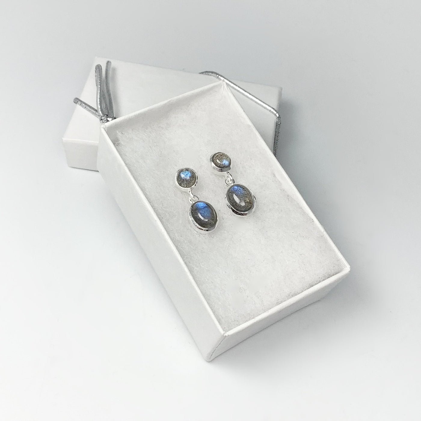 Labradorite Stud Earrings