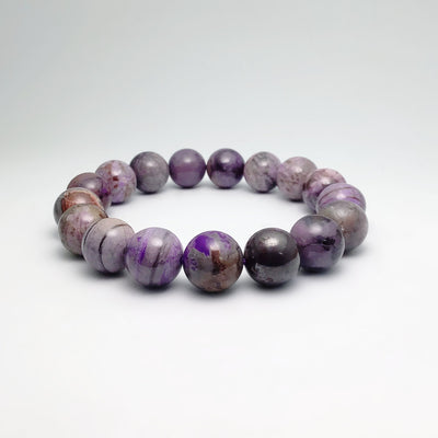 Sugilite Beaded Bracelet - 12mm - High Quality