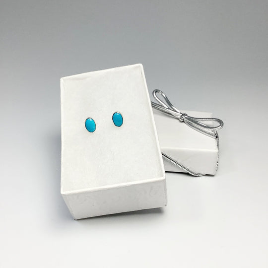 Turquoise Stud Earrings - Rocks and Gems Canada