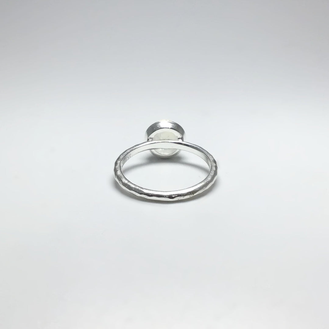 Rainbow Moonstone Ring - Rocks and Gems Canada