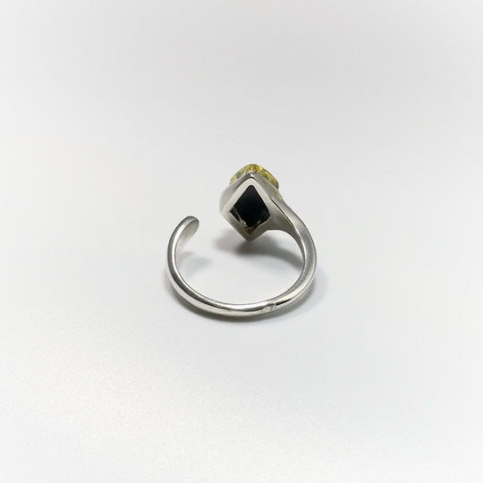 Green Amber Ring - Rocks and Gems Canada