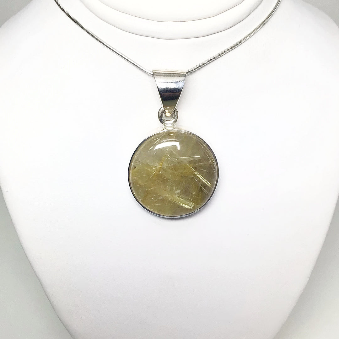 Rutilated Quartz Pendant - Rocks and Gems Canada